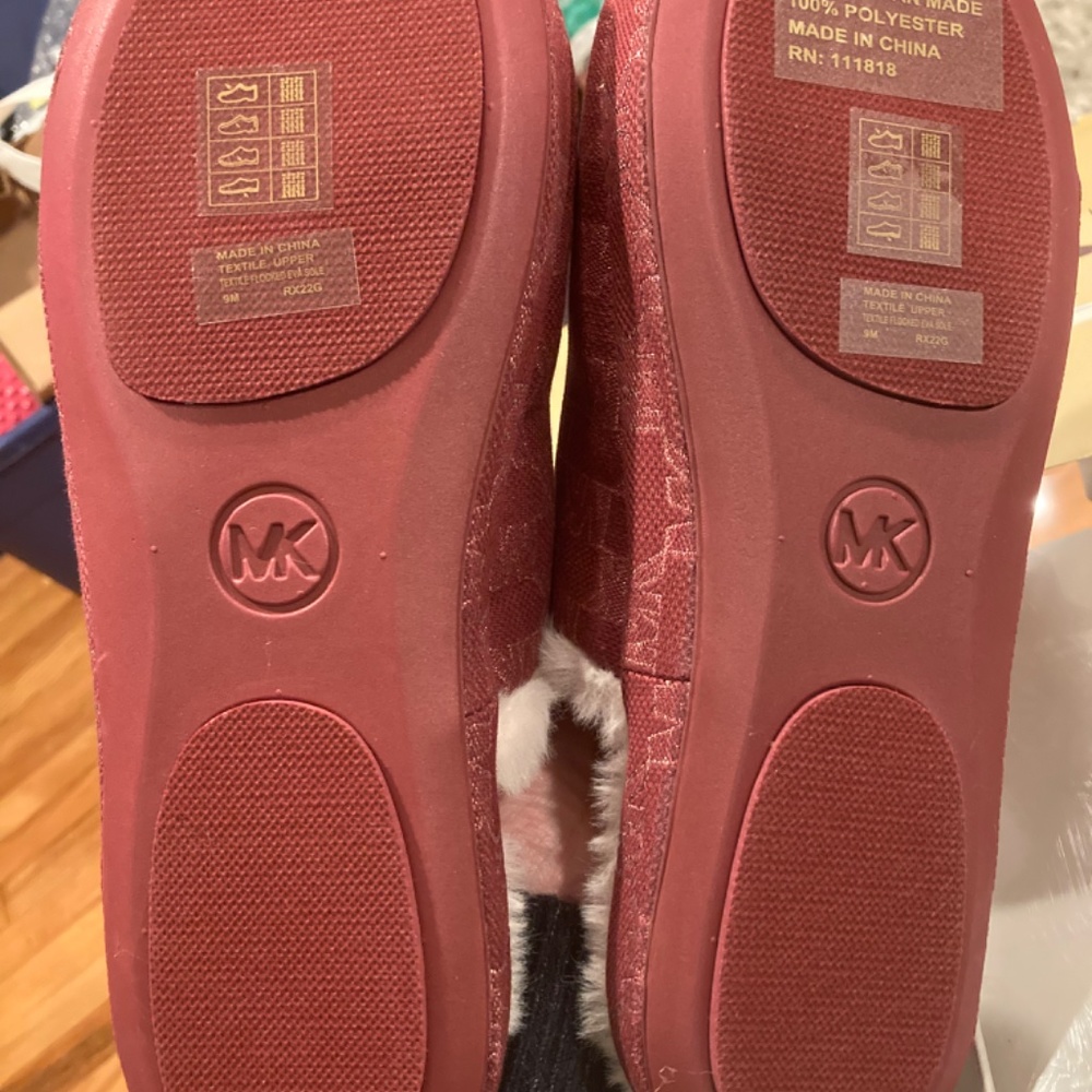 NEW Michael Kors Alexis Slipper in Mulberry Size 9 - Picture 5 of 5